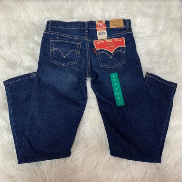 Levi's Girls' 710 Super Skinny Fit Jeans NWT - Picture 2 of 3